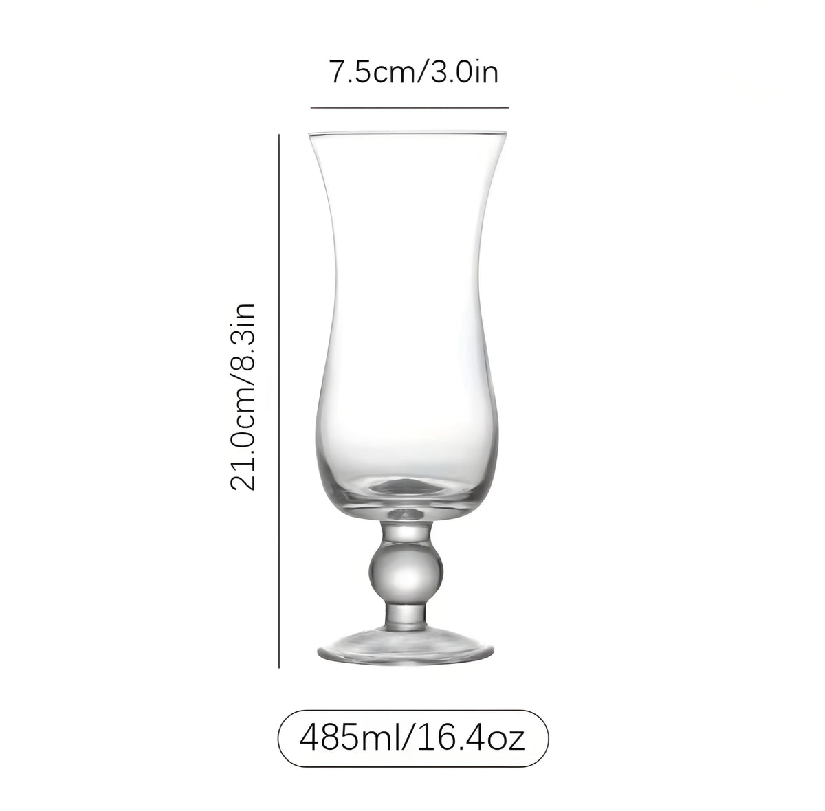 Hurricane Glass Set — 6 Pieces