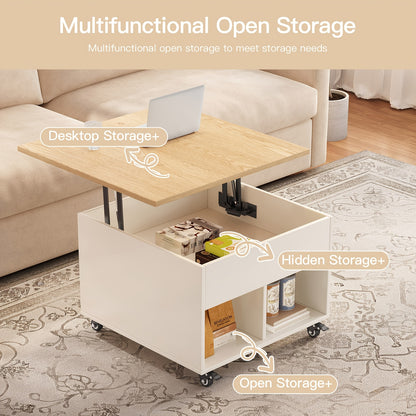 Supplier graphic showing hidden and open storage compartments