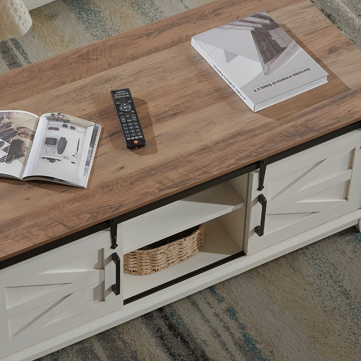 White table shelf and top
