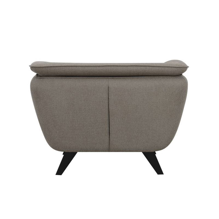 Nayeli Gray Upholstered Armchair — gallery view 3 of 7