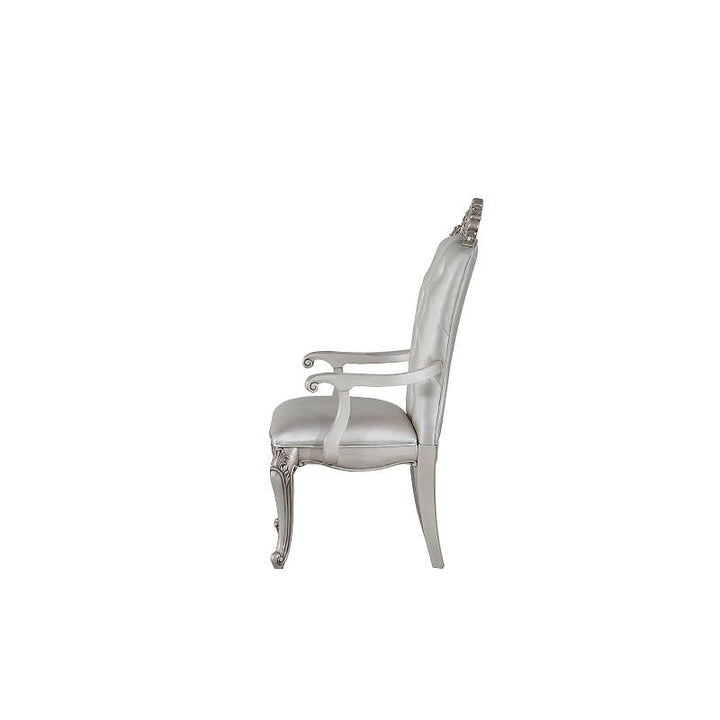 Ivory Upholstered Armchairs, Set of Two — gallery view 2 of 7