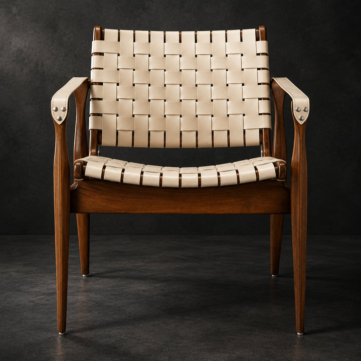 Dilan Woven Wood Accent Chair — featured product photograph