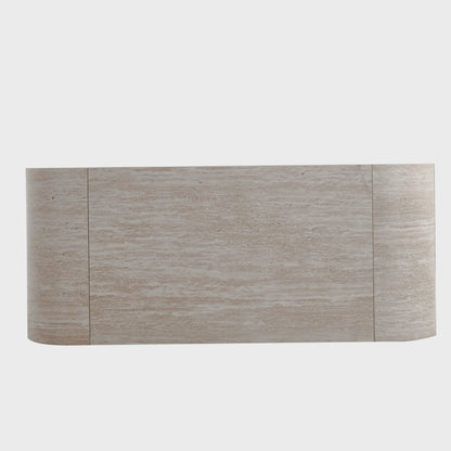 Overhead wood-grain tabletop