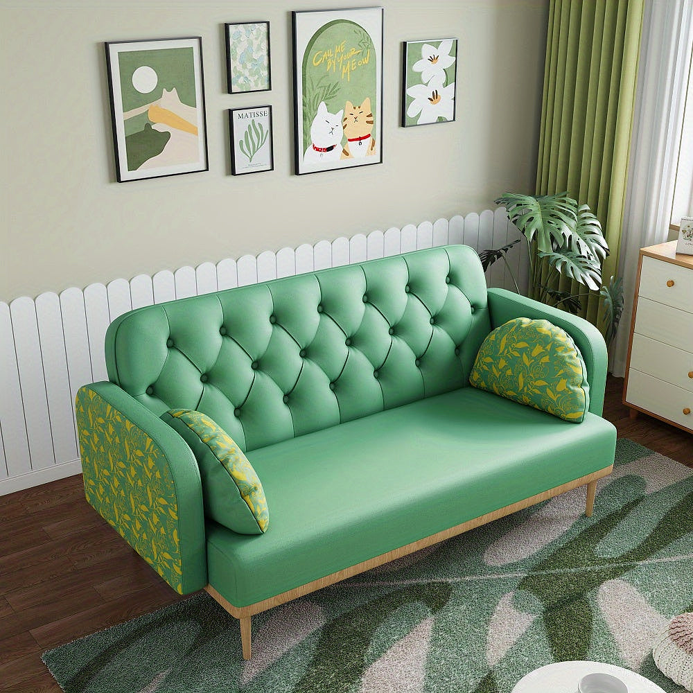 Tulip Green Two-Seat Sofa — gallery view 4 of 6