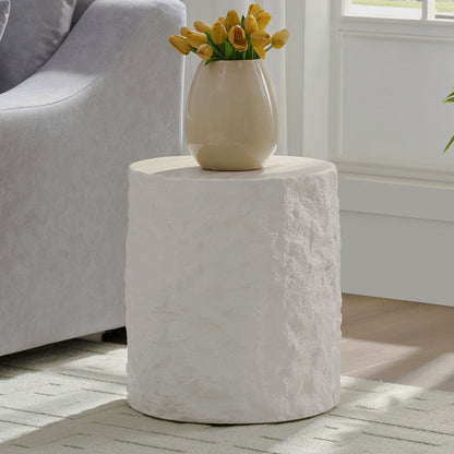 Beige Stone-Look Coffee & Side Table Set