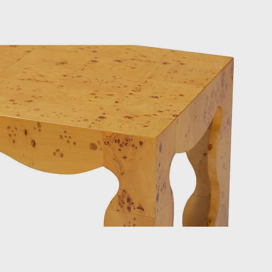 Huxley Light Mappa Burl End Table