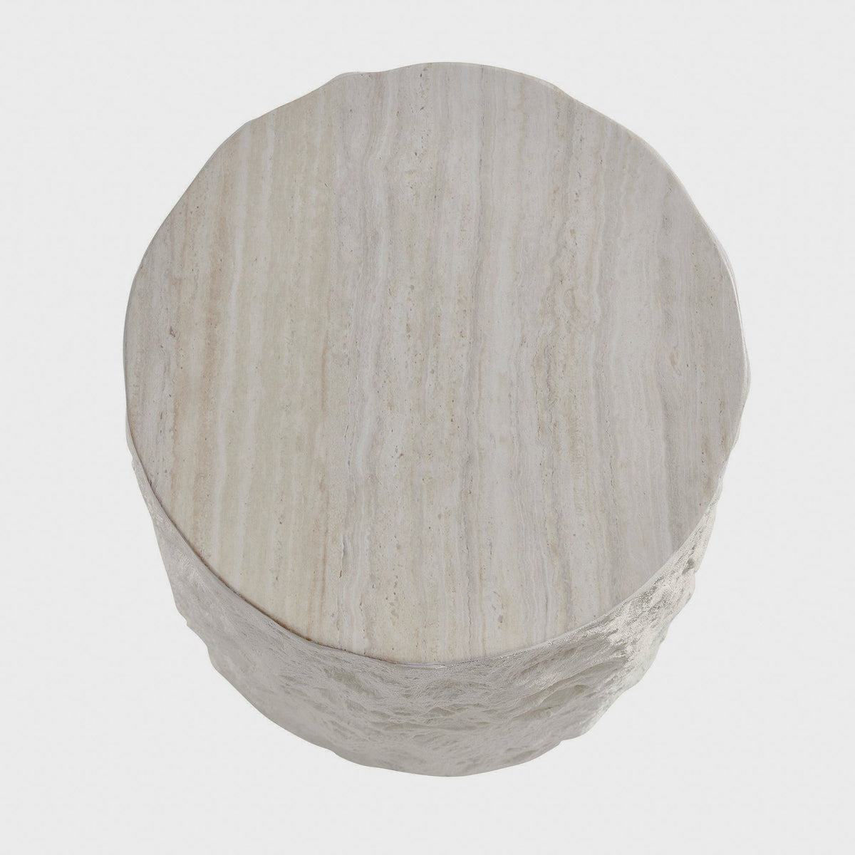 Beige Stone-Look Coffee & Side Table Set