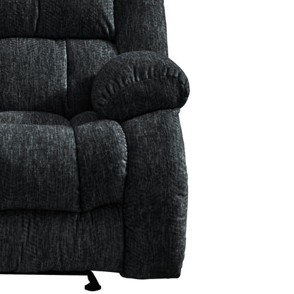 40" Gray Fabric Gliding Recliner - 563922