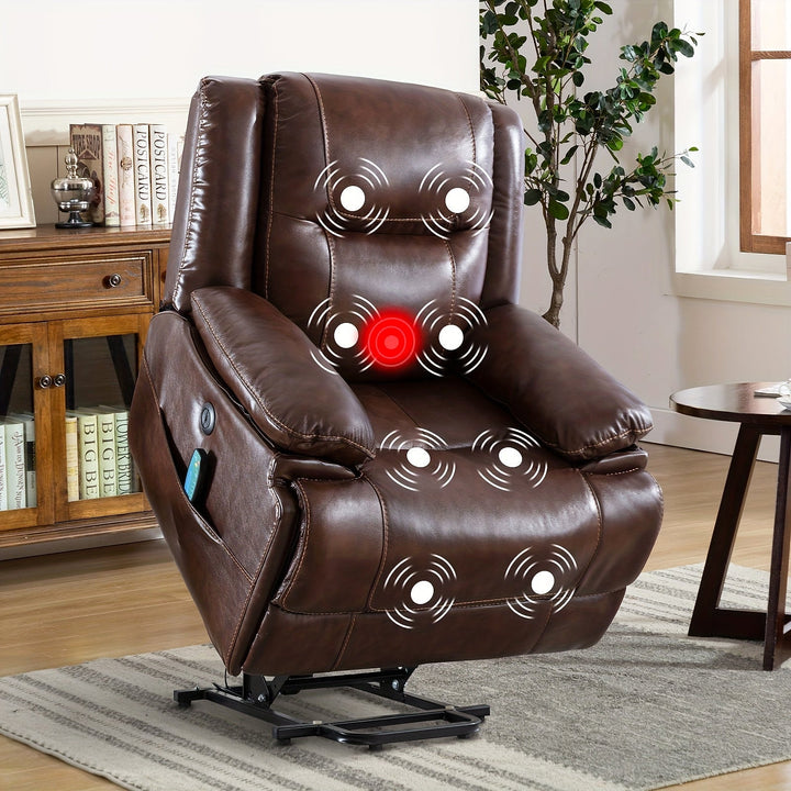 Brown Power Recliner — gallery view 3 of 8