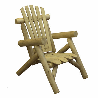 28" X 30" X 39" Natural Wood Lounge Chair - 370285 - Multi