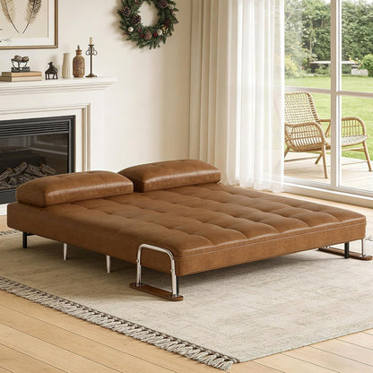 Brown Convertible Sofa Bed — gallery view 6 of 7