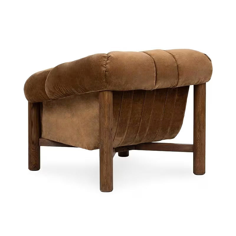 Sansa Bronze Velvet Accent Chair — gallery view 3 of 7