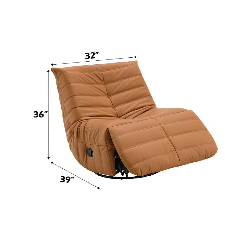 Talmon Orange Swivel Glider Recliner — gallery view 7 of 7