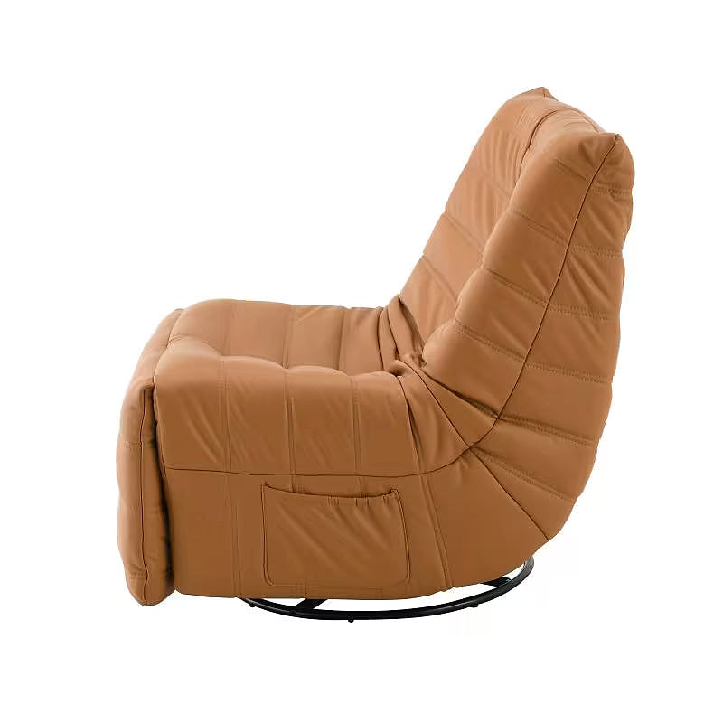 Talmon Orange Swivel Glider Recliner — gallery view 4 of 7