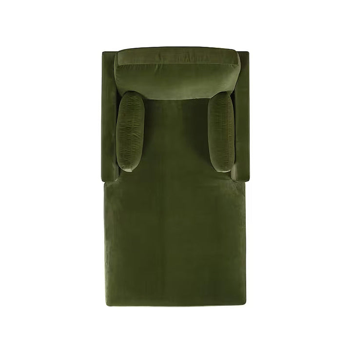 Knox Olive Green Chaise Lounge — gallery view 6 of 10