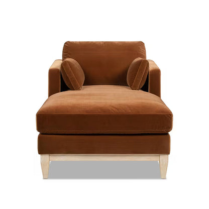Knox Burnt Orange Chaise Lounge — gallery view 8 of 11