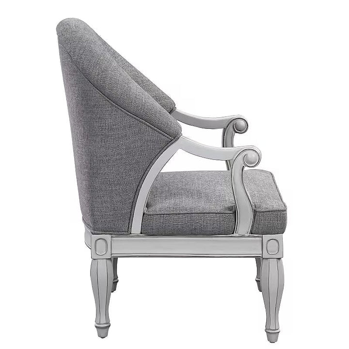 Florian Gray Tufted Accent Chair — gallery view 7 of 9