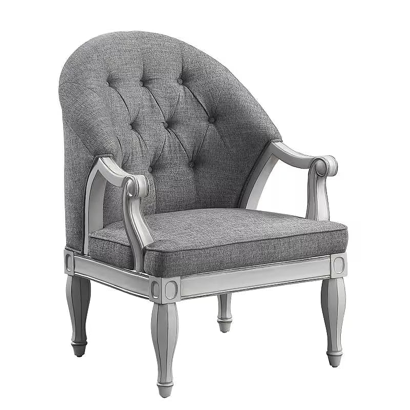 Florian Gray Tufted Accent Chair — gallery view 6 of 9