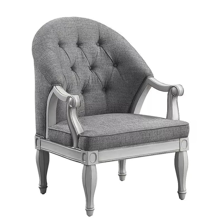 Florian Gray Tufted Accent Chair — gallery view 6 of 9