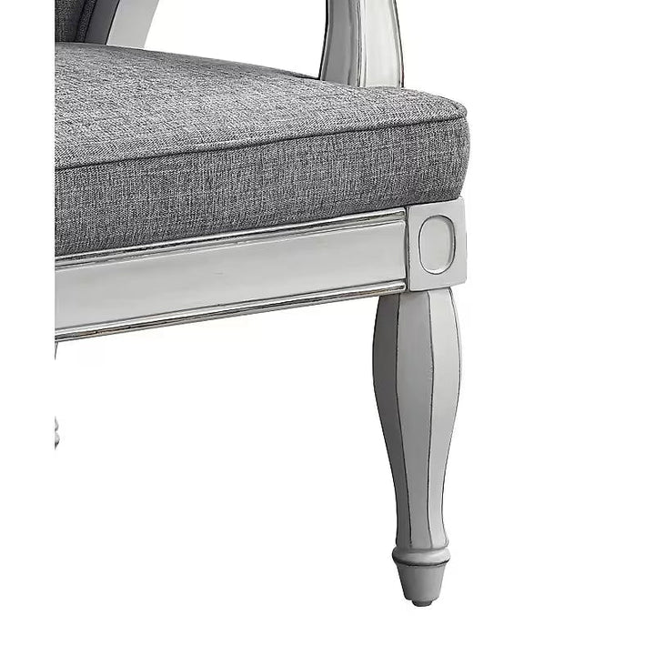 Florian Gray Tufted Accent Chair — gallery view 4 of 9