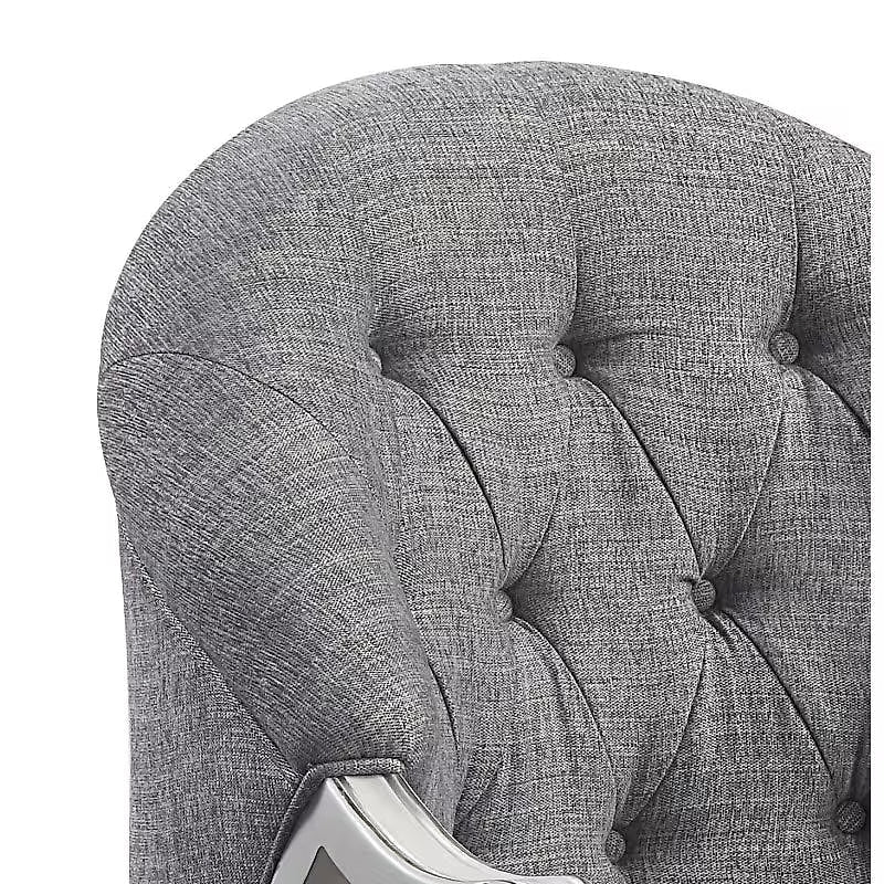Florian Gray Tufted Accent Chair — gallery view 8 of 9