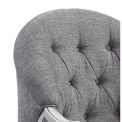 Florian Gray Tufted Accent Chair — gallery view 8 of 9
