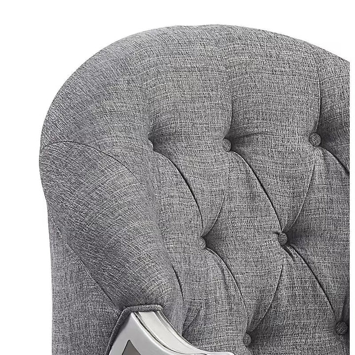 Florian Gray Tufted Accent Chair — gallery view 8 of 9
