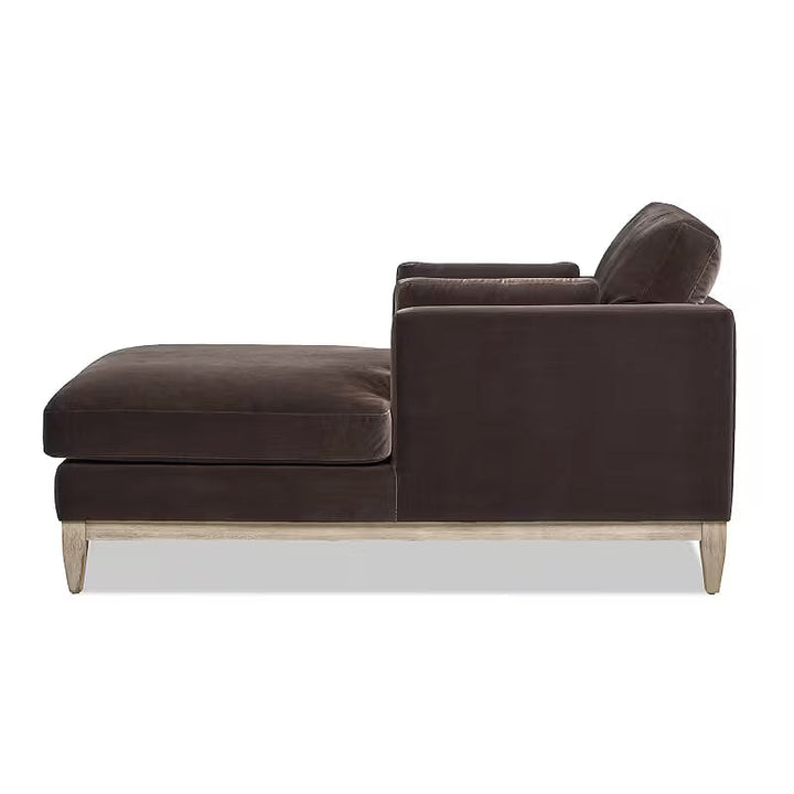 Knox Deep Brown Chaise Lounge — gallery view 4 of 7