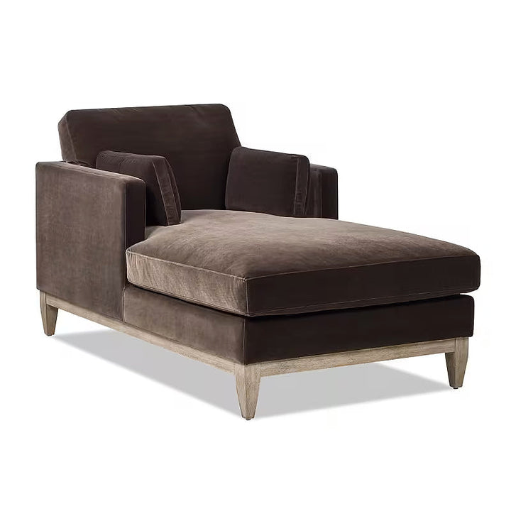 Knox Deep Brown Chaise Lounge — gallery view 7 of 7
