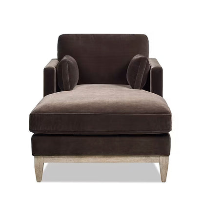 Knox Deep Brown Chaise Lounge — gallery view 5 of 7