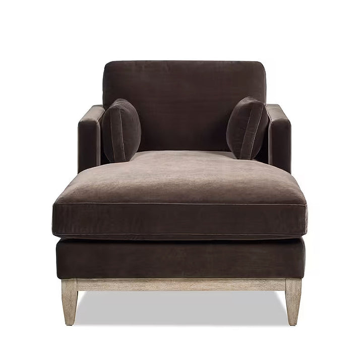 Knox Deep Brown Chaise Lounge — gallery view 5 of 7