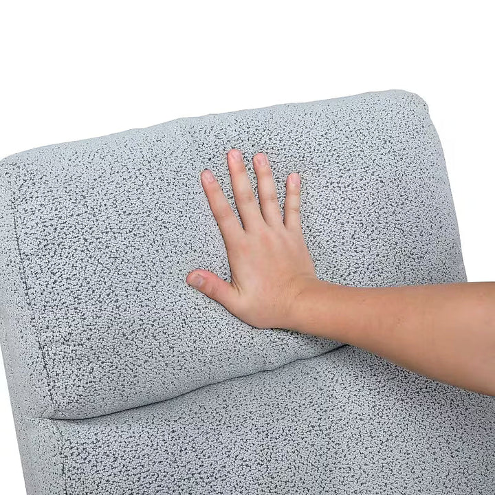 Gray Boucle Swivel Glider Recliner — gallery view 9 of 9