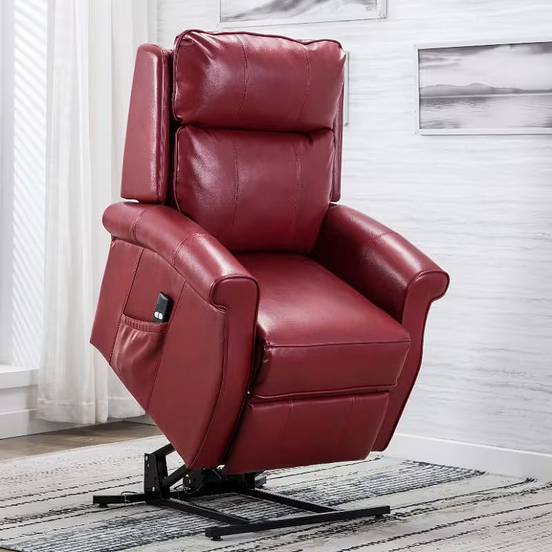 Red Power Lift Recliner — gallery view 6 of 7