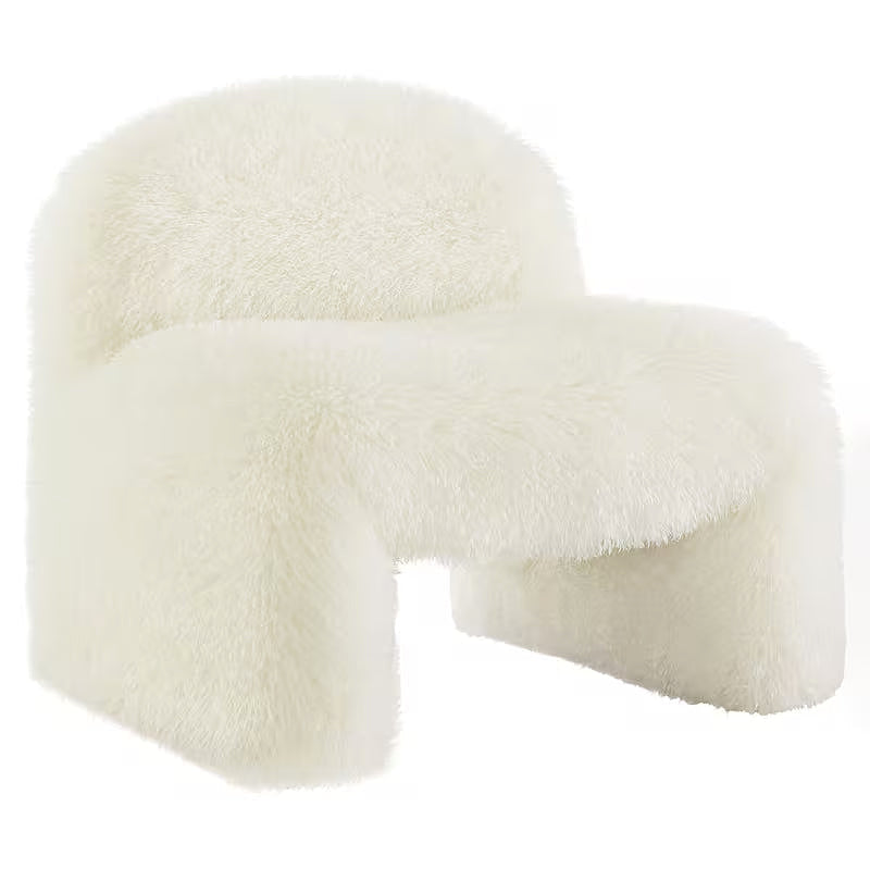 Mina Faux Fur Accent Chair — gallery view 13 of 17