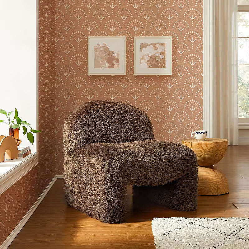 Mina Faux Fur Accent Chair — gallery view 4 of 17