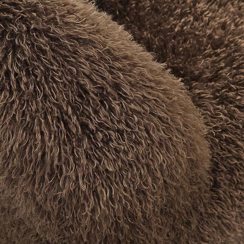 Mina Faux Fur Accent Chair — gallery view 3 of 17