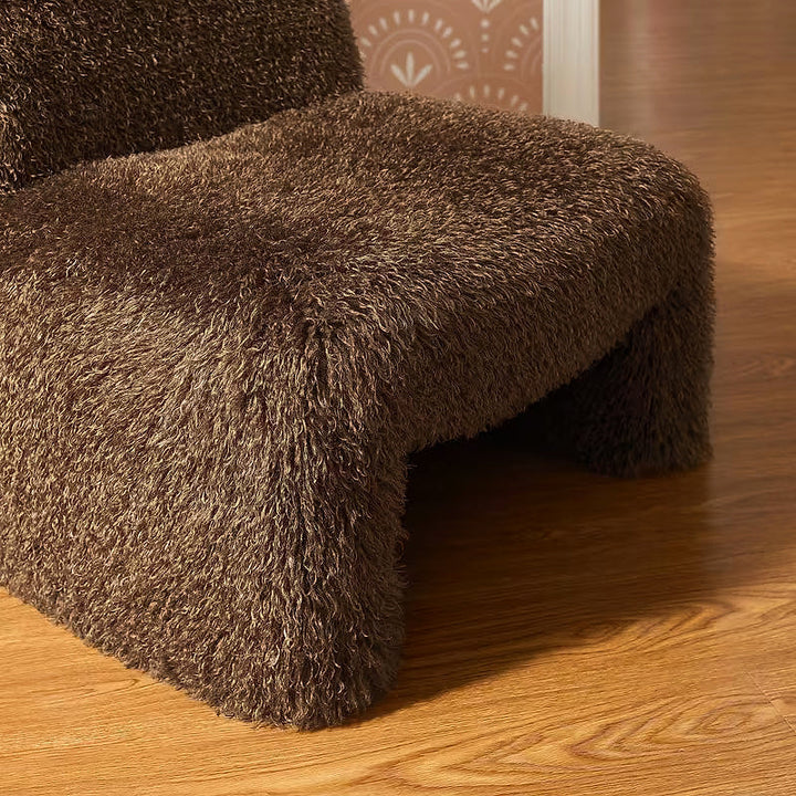 Mina Faux Fur Accent Chair — gallery view 2 of 17