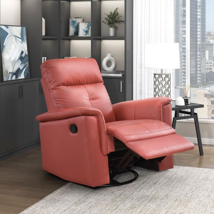 Red Swivel Glider Recliner — gallery view 2 of 11