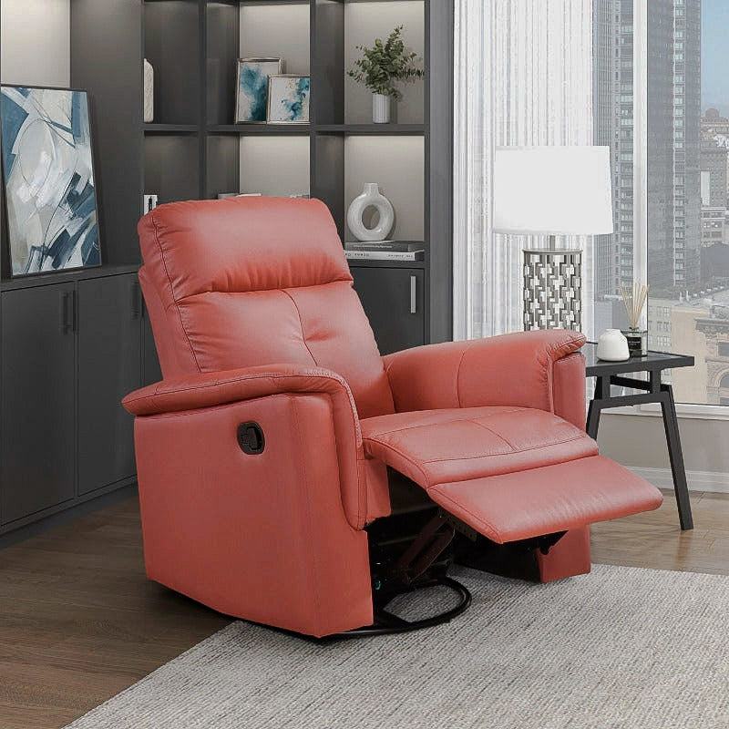 Red Swivel Glider Recliner — gallery view 2 of 11
