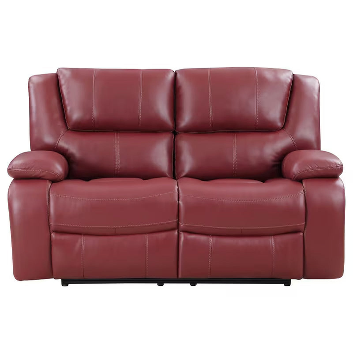 Elodie Red Manual Reclining Loveseat