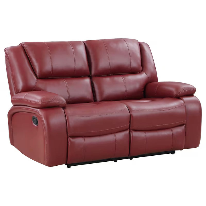 Elodie Red Manual Reclining Loveseat