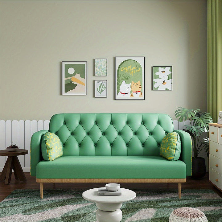 Tulip Green Two-Seat Sofa — gallery view 2 of 6
