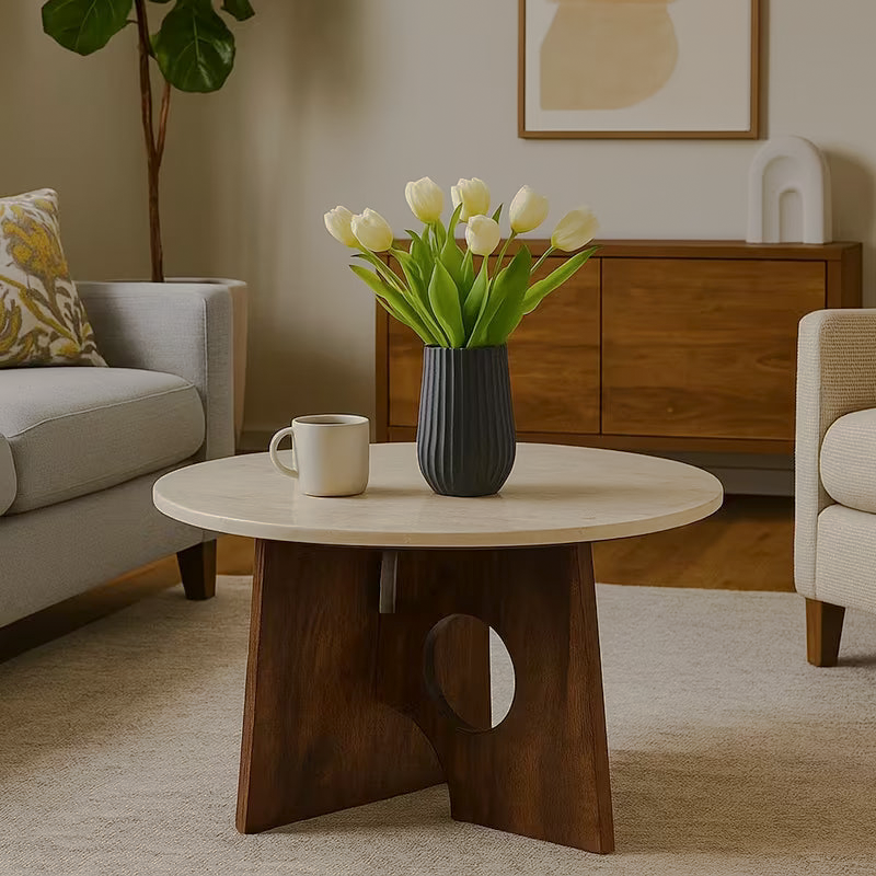 Kali marble coffee table