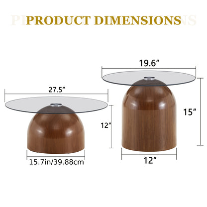 Two low tables dimensions