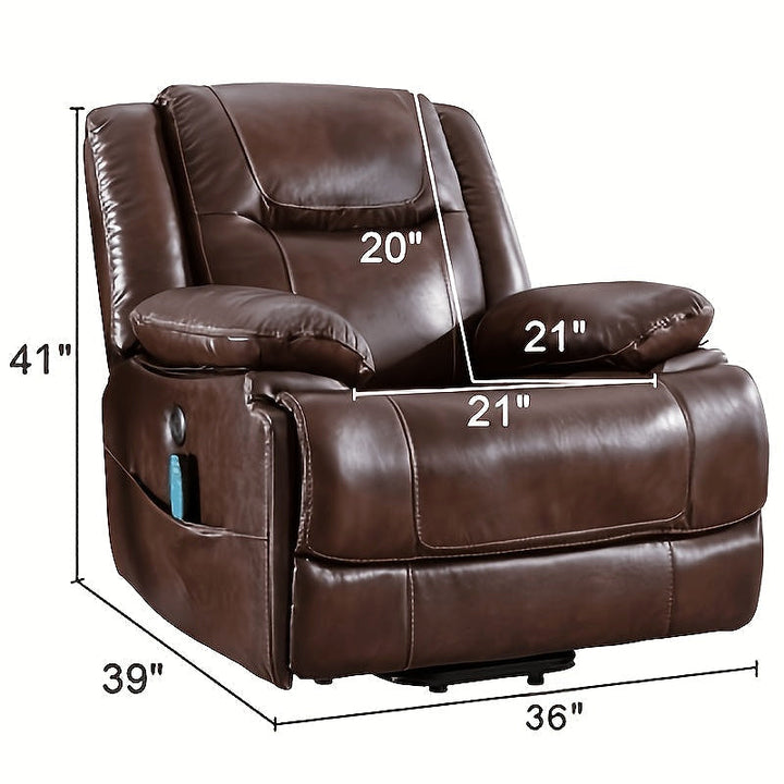 Brown Power Recliner — gallery view 8 of 8