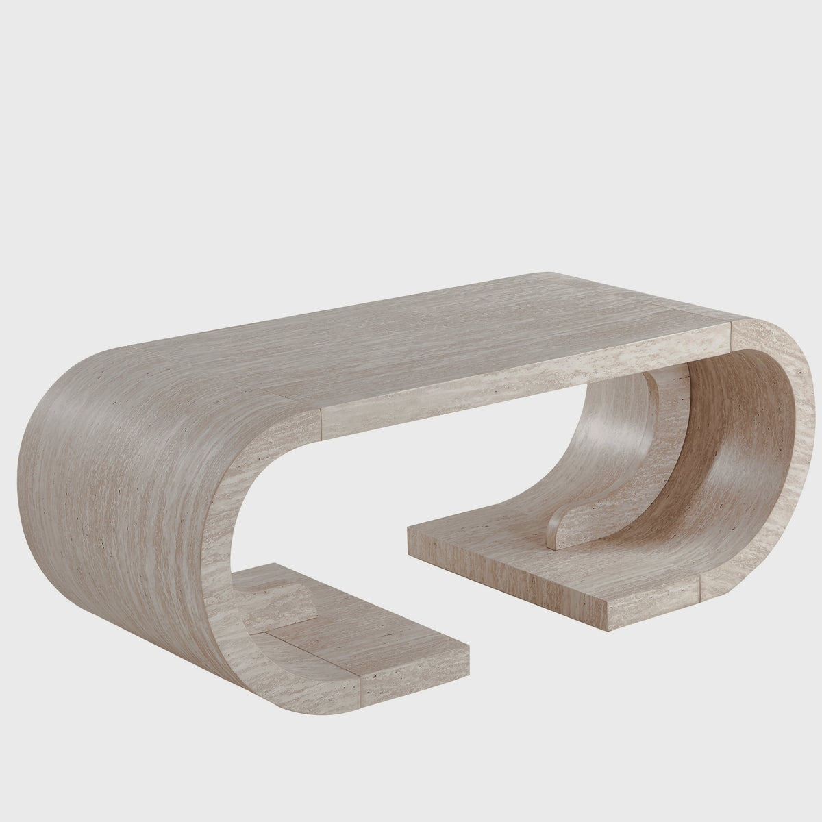 Studio light wood-tone table