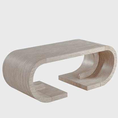 Studio light wood-tone table