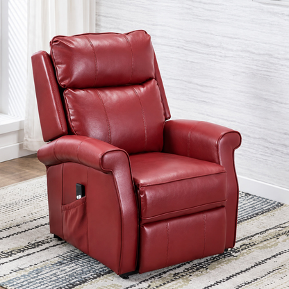Red Power Lift Recliner